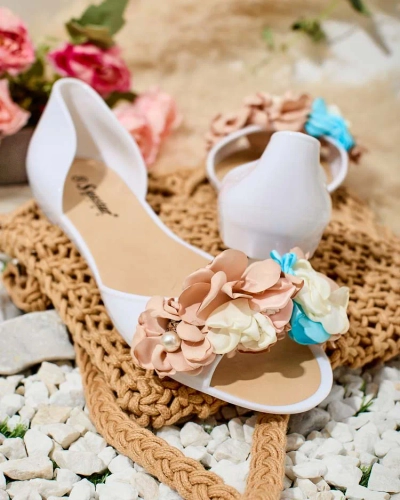 Royalfashion Резиновые балерины с цветком Koddies