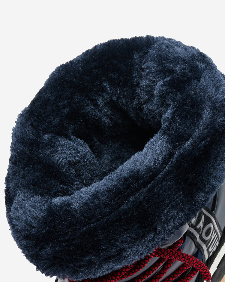 Royalfashion Темно-синие женские снеговые сапоги Gepanden