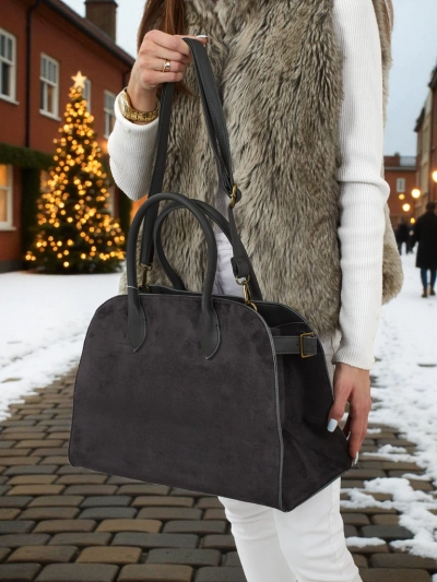 Dorelle Women's Eco Suede Shopper Bag