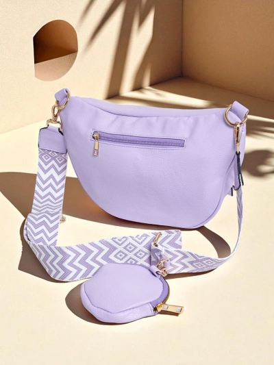 Royalfashion Полукруглая маленькая женская сумка из экокожи Velia Cuve