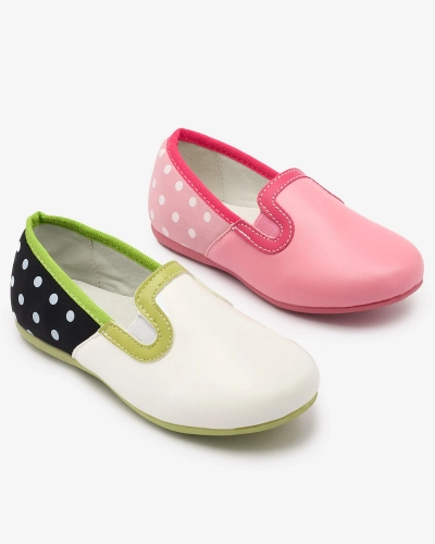 Valged tüdrukute ökonahast poolsaapad Rellme- Footwear