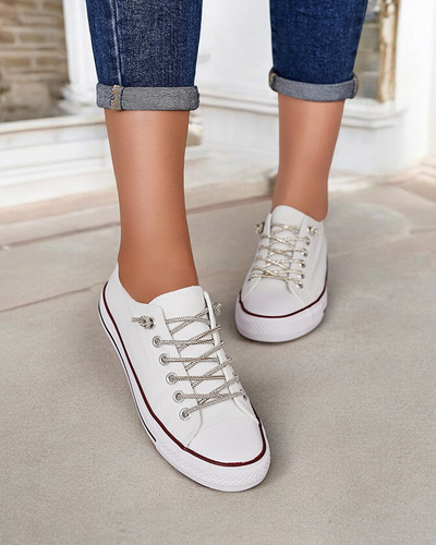 Royalfashion Naiste dekoratiivsete nööridega tossud Timi