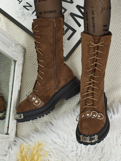 Royalfashion Naiste paeltega poolsaapad Werces