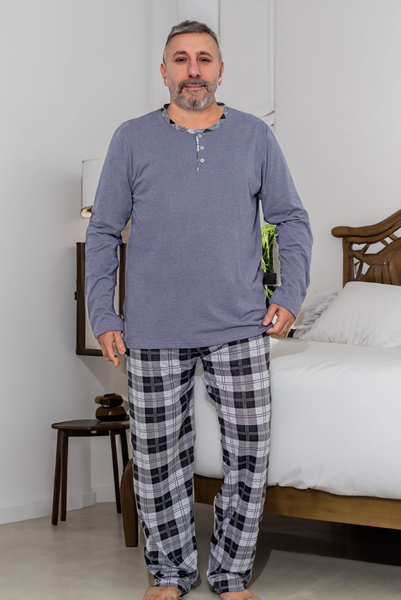 Royalfashion Puuvillane Meeste Ruudulised Psühhad  PLUS SIZE