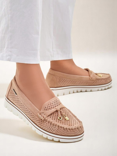 Royalfashion Women's perforated loafers Elissas