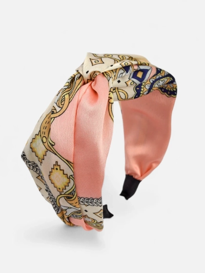 Royalfashion Women's Scarf-Style Headband with Elegant Print