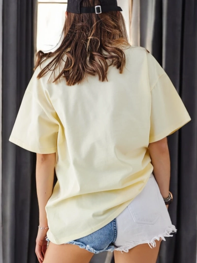 Royalfashion Женская хлопковая футболка с розой Цветок