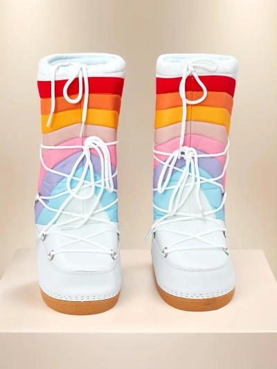 Royalfashion Kvinnur snow boot-stíl skór Tencce