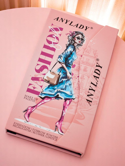 ANYLADY kompaktne meigipalett – lauvärvid, kontuurimistooted, huulevärvid 33 tooni