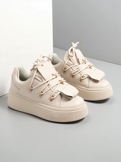Royalfashion Women's sneakers with a decorative tongue Domatories