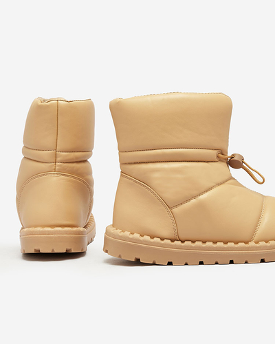 Royalfashion Women's slip-on snow boots in brown Nevonsisia