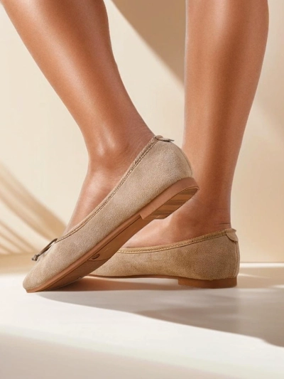 Royalfashion Naisten ballerinat, joissa on nauha Zaame