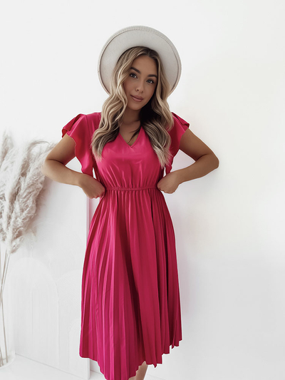 Royalfashion Naiste plisseeritud midi-kleit