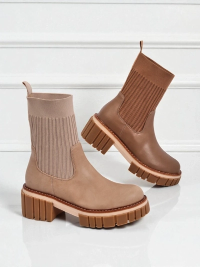 Женские ботильоны на каблуке из экологической кожи Ivy Storm