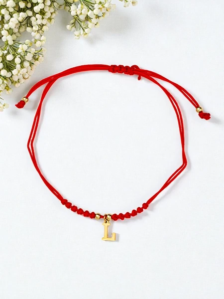 Naiste käevõru tähega L Luna Spark