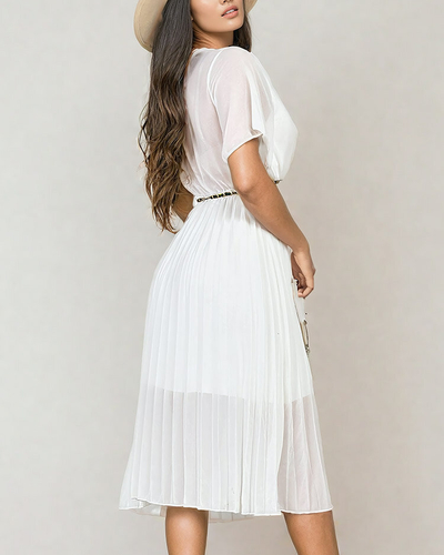 Royalfashion Naiste plisseeritud midi-kleit