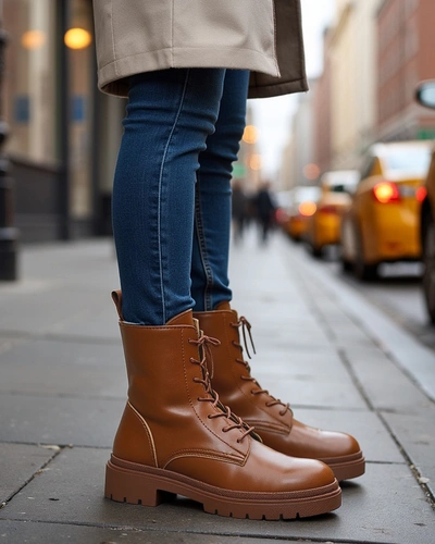 Royalfashion Naiste Bumalo nöörsaapad