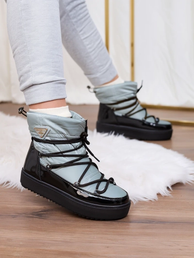 Royalfashion Naiste slip-on saapad a'la lumesaapad sinised Vevnose