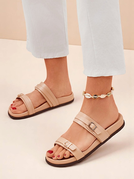 Royalfashion Женские шлепанцы из экокожи EcoTwins Slides
