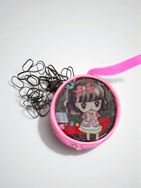 Royalfashion Mitmevärvilised silikoonist juuksekummid dekoratiivses pakendis