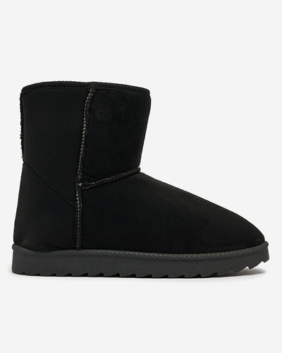 Royalfashion Women's boots a'la snow boots in black color Aener