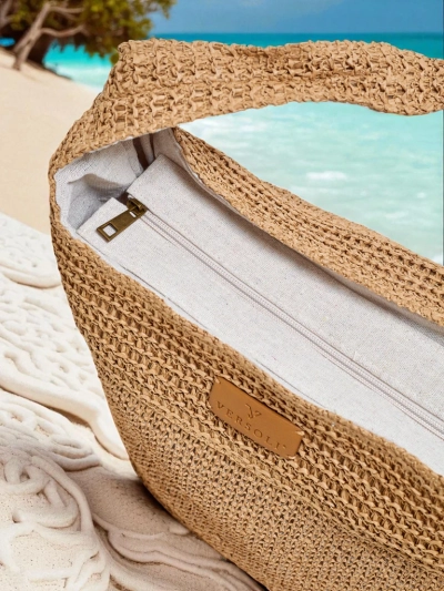 Royalfashion Большая женская сумка из соломы Marella Natura