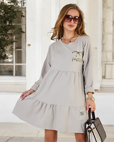 Женское платье из ткани Royalfashion