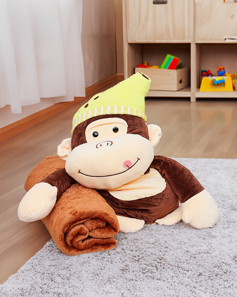 Royalfashion Plush Toy with Blanket