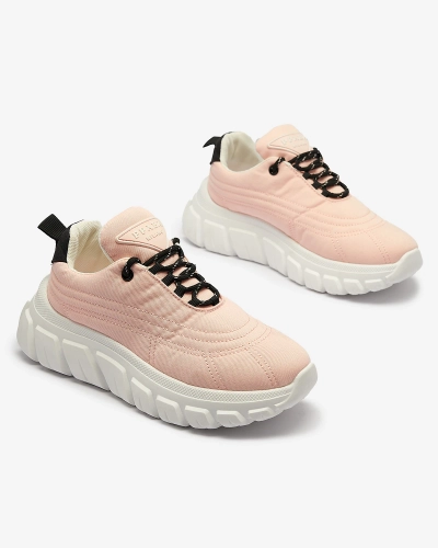 Heleroosad naiste riidest spordijalatsid Riotay- Jalatsid