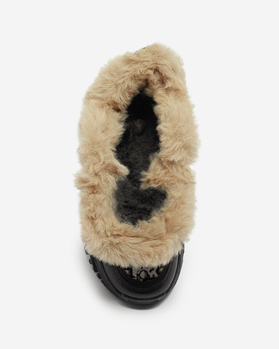 Naiste spordijalatsid karusnahaga mustad Reyma- Jalatsid