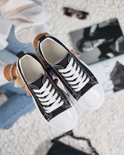 Royalfashion Mustad naiste platvormkingad Merija