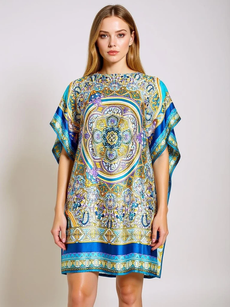 Pareo Afrodyta Royalfashion – красочное парео до колен, вдохновленное Италией