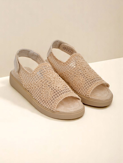 Royalfashion Женские ажурные сандалии с верхом Levay