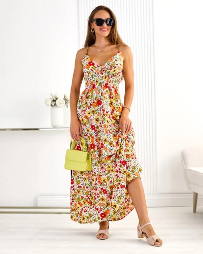 Royalfashion Cotton women's midi dress