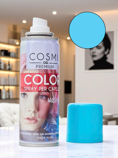 Coloring Spray Hair Lacquer Blue