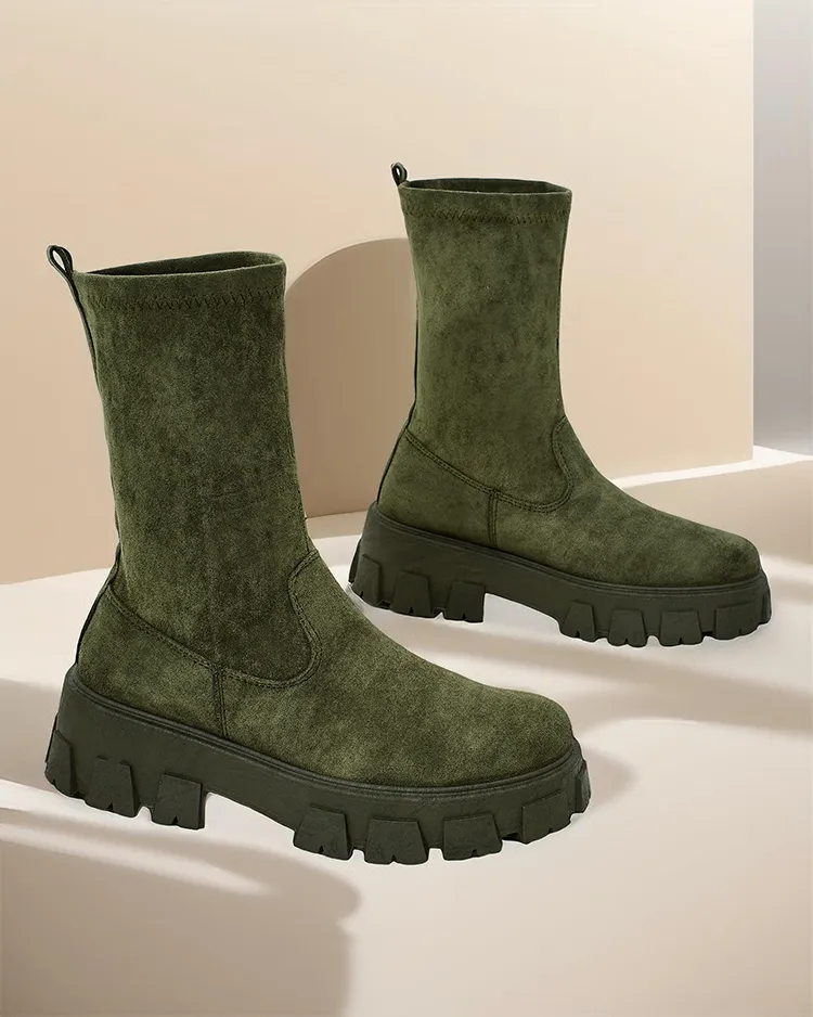 Женские платформенные ботинки Royalfashion Firo