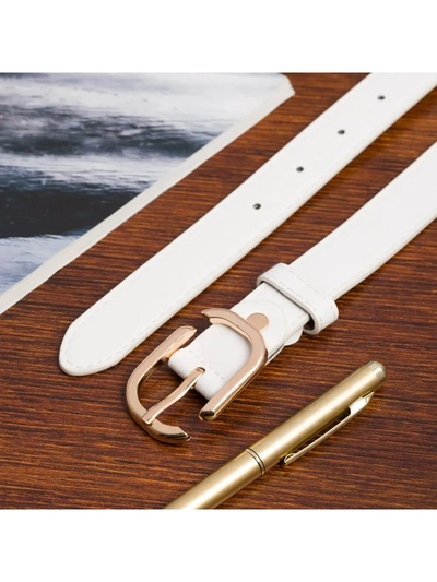 Royalfashion Women's narrow belt for trousers