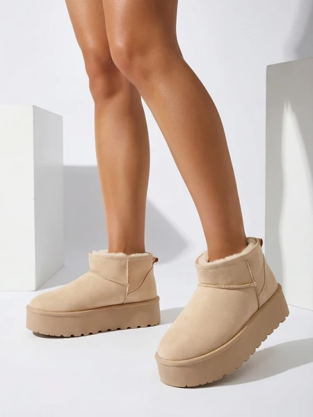 Royalfashion Women's platform a'la snow boots Dagodo