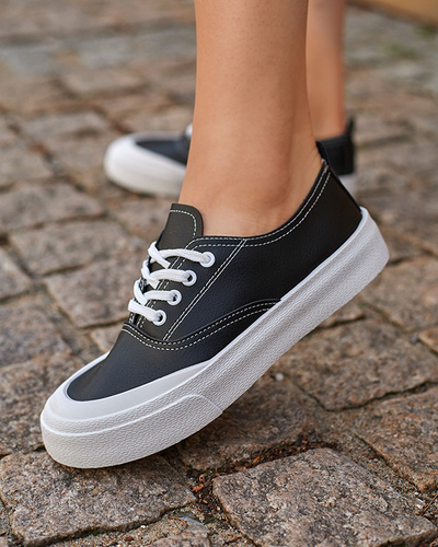 Lorino Black Women's Sneakers - Footwear