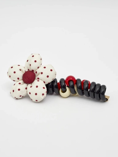 Royalfashion Juuksekumm spiraal väikese lillega Blossom Coil