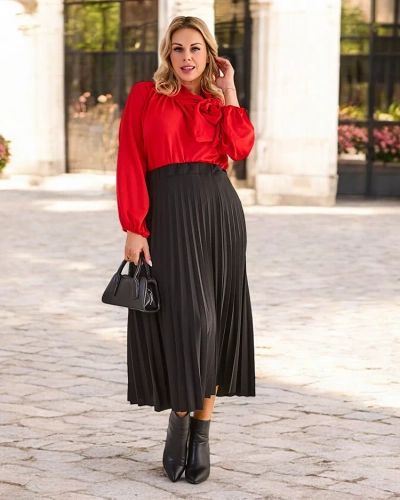 Royalfashion Naltider urvadesh women's midi skjök SPEDA STÖRRELSE