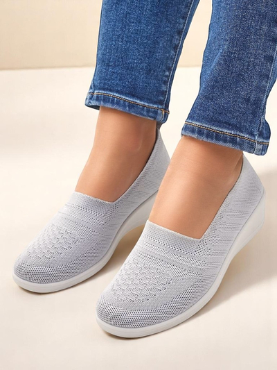 Royalfashion Women's moccasins on a low wedge Epoles