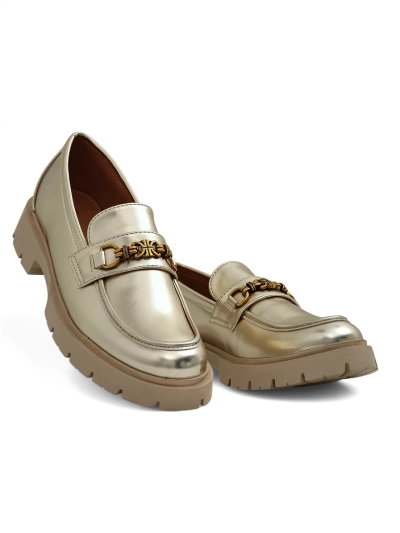 Royalfashion Women's moccasins gold-plated Goldlove