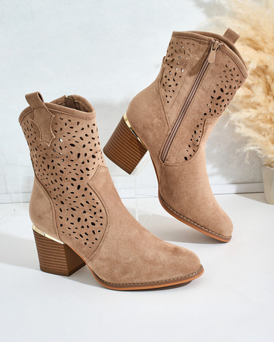 Royalfashion Naiste madala postiga a'la Mozie saapad