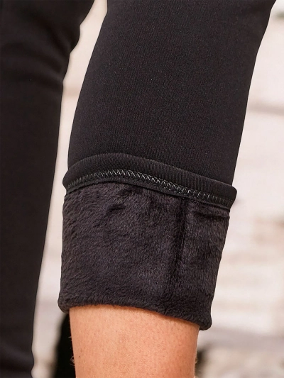 Royalfashion Naiste isoleeritud teggings püksid PLUS SIZE