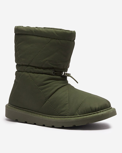 Tumerohelised naiste soojustatud saapad a'la snow boots Kaliolen - Jalatsid