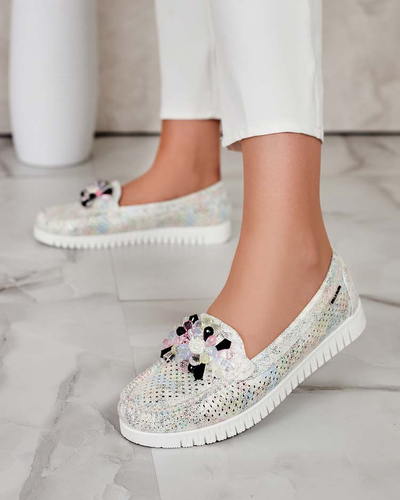 Royalfashion Women's beaded openwork moccasins Nasfali