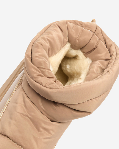 Royalfashion Naiste liibuvad lumesaapad pruuni värvi Ademra