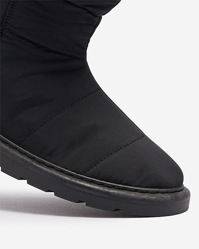 Luna Elegante Winter Ankle Boots in Black