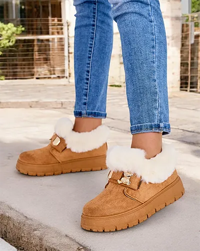 Royalfashion Naiste lühikesed saapad a'la lumesaapad Dobis